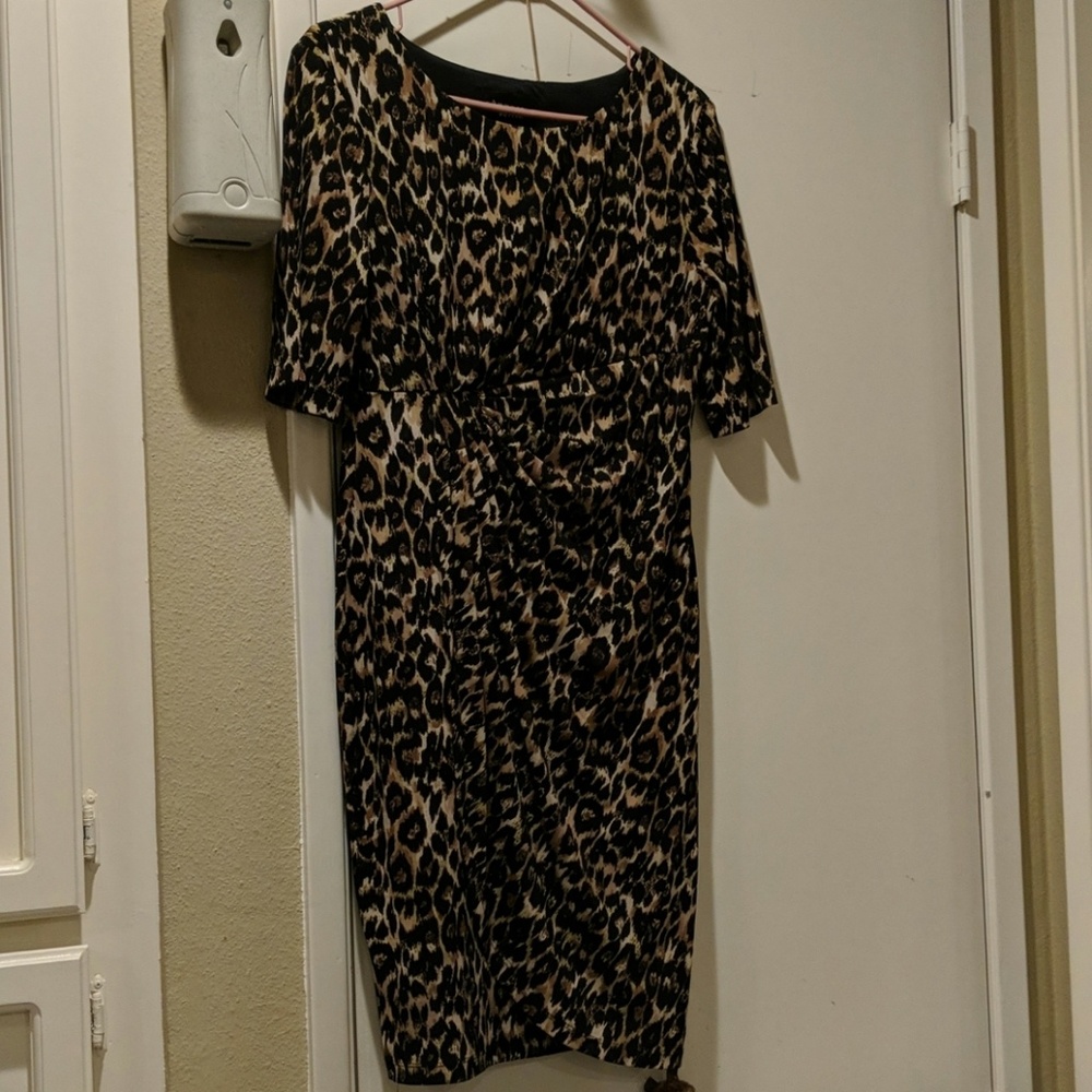 Leopard print dress